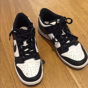 Black and White Nike Dunks | size 6Y (like women’s 8)